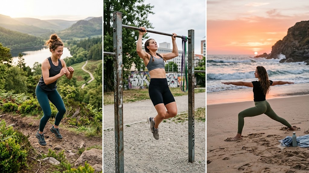 Training outdoor - KI-generiert